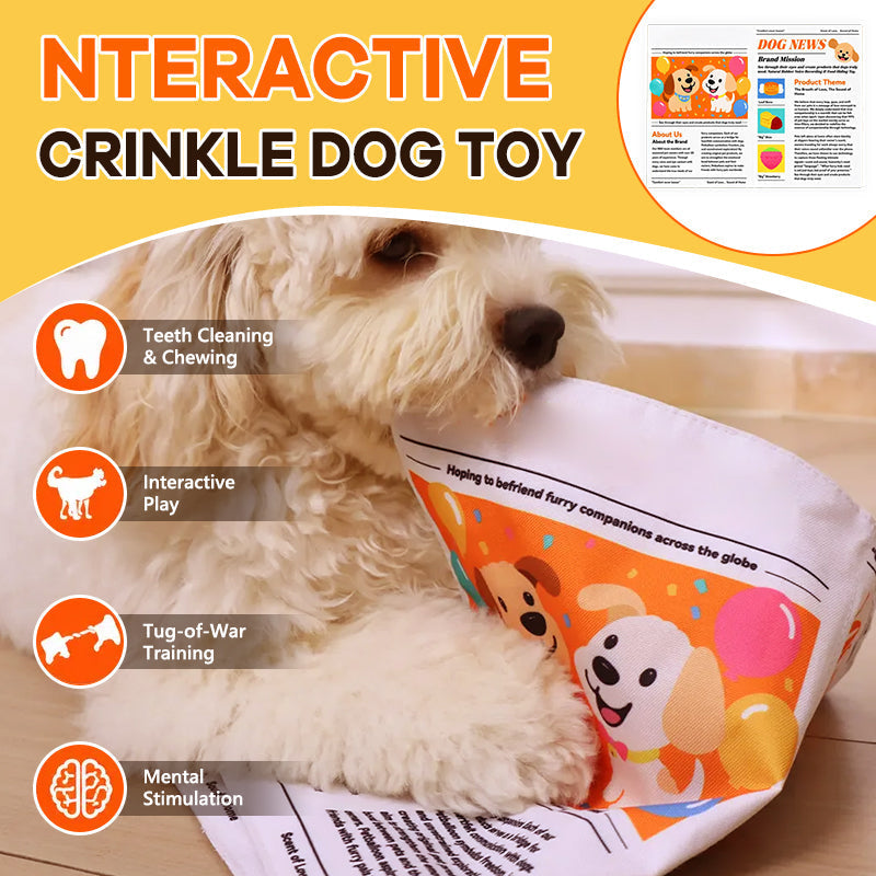 🐾Nteractive Crinkle Dog Toy