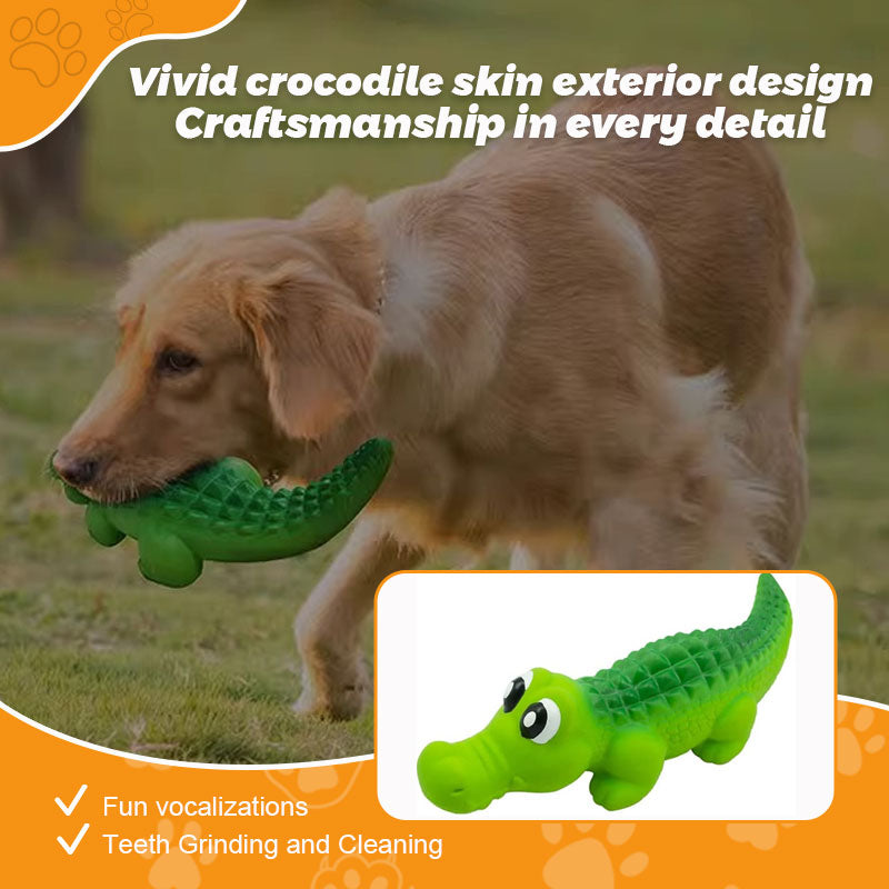 🐾Little Crocodile Latex Vocal Pet Toy