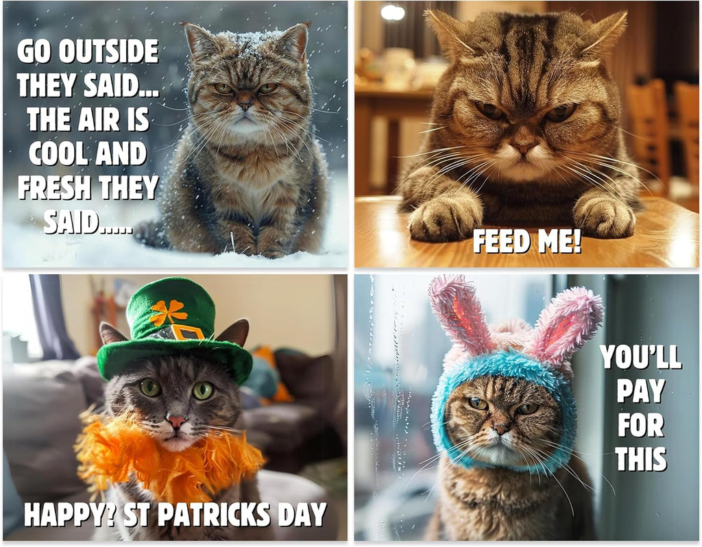 😾2025 Peed-Off Cats Calendar - Funny Cat Themed Gifts For Cat Lovers