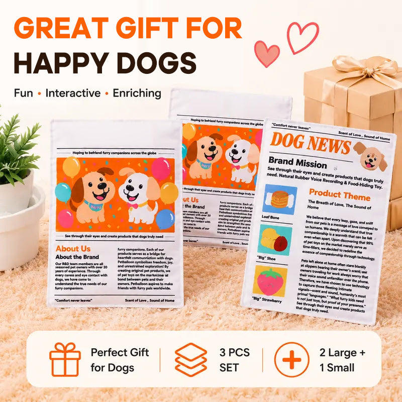 🐾Nteractive Crinkle Dog Toy