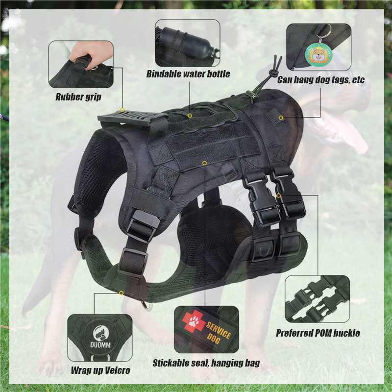 🐾Medium To Large Dog Tactical Harness