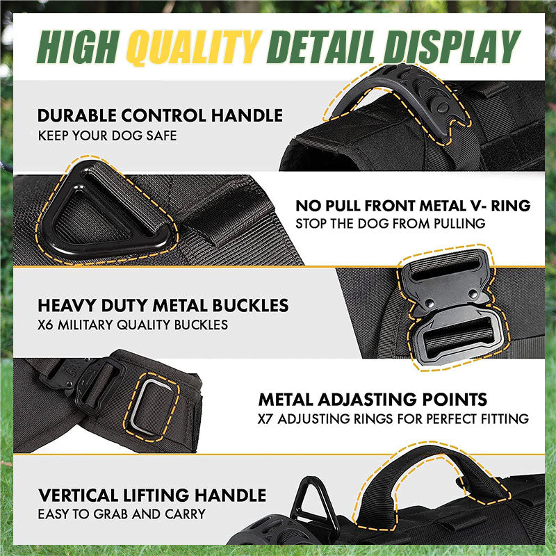 🐾Medium To Large Dog Tactical Harness