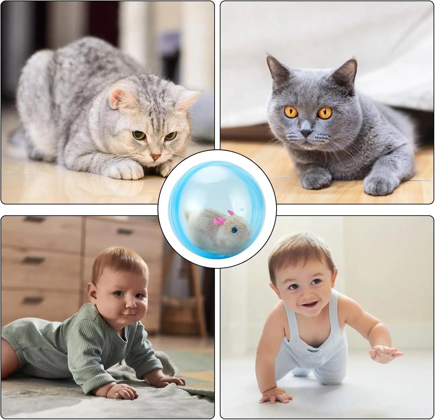 🐱 Smart Interactive Cat Ball – Play, Chase & Discover! 🐭✨🎾