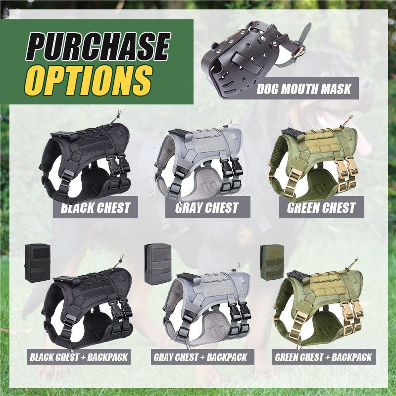 🐾Medium To Large Dog Tactical Harness