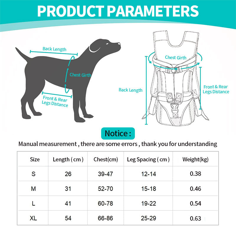 🐾Wrap Pet Chest Backpack